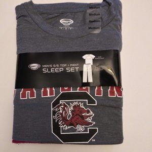 College Concepts South Carolina Gamecocks Top and Pant Pajama Set Size M